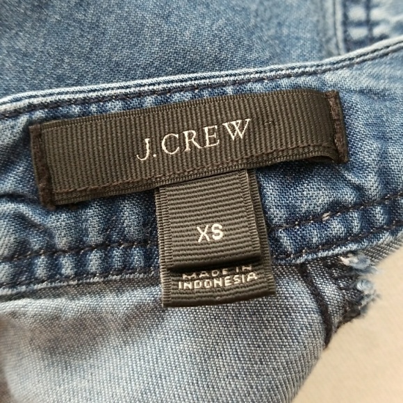 J. Crew Lightweight Washed Chambray Dress - Picture 8 of 8